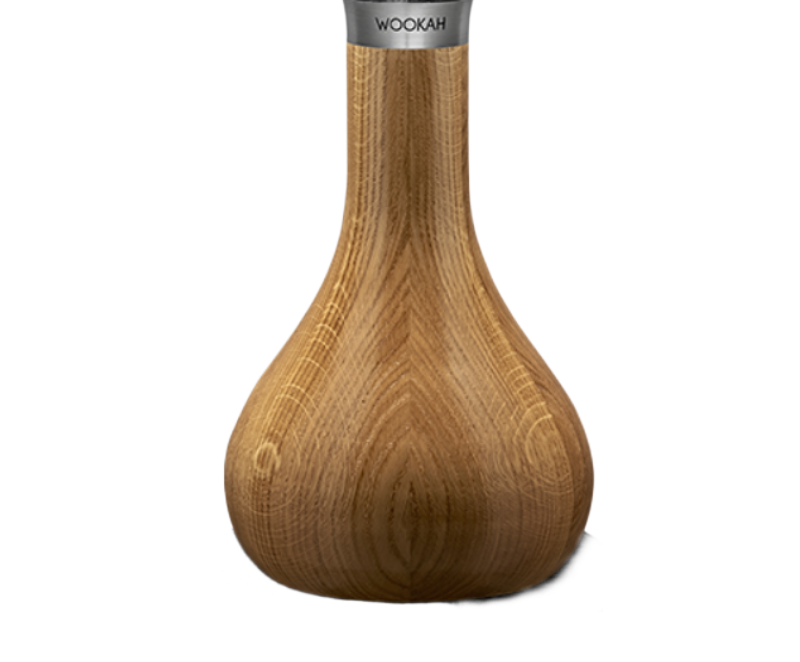 WOOKAH Vase Oak