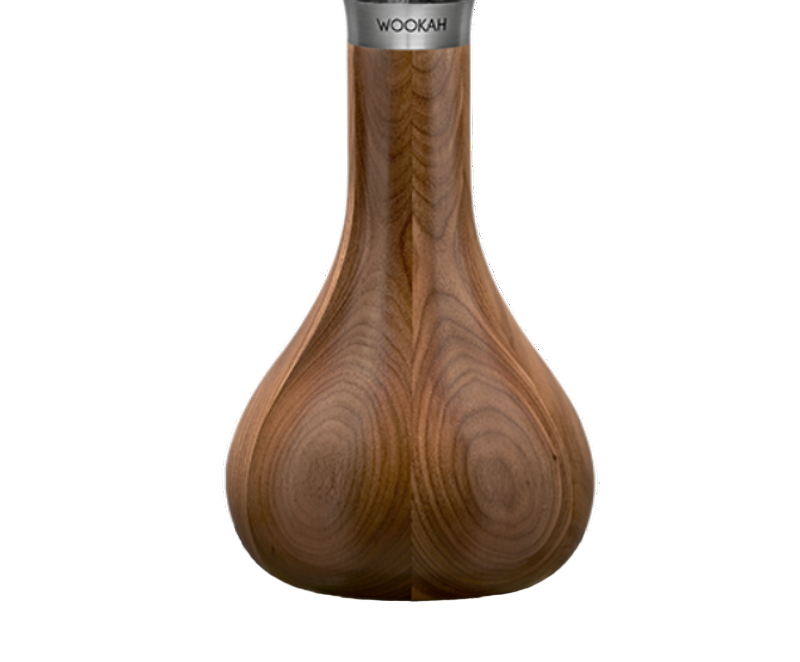 WOOKAH Vase Walnut
