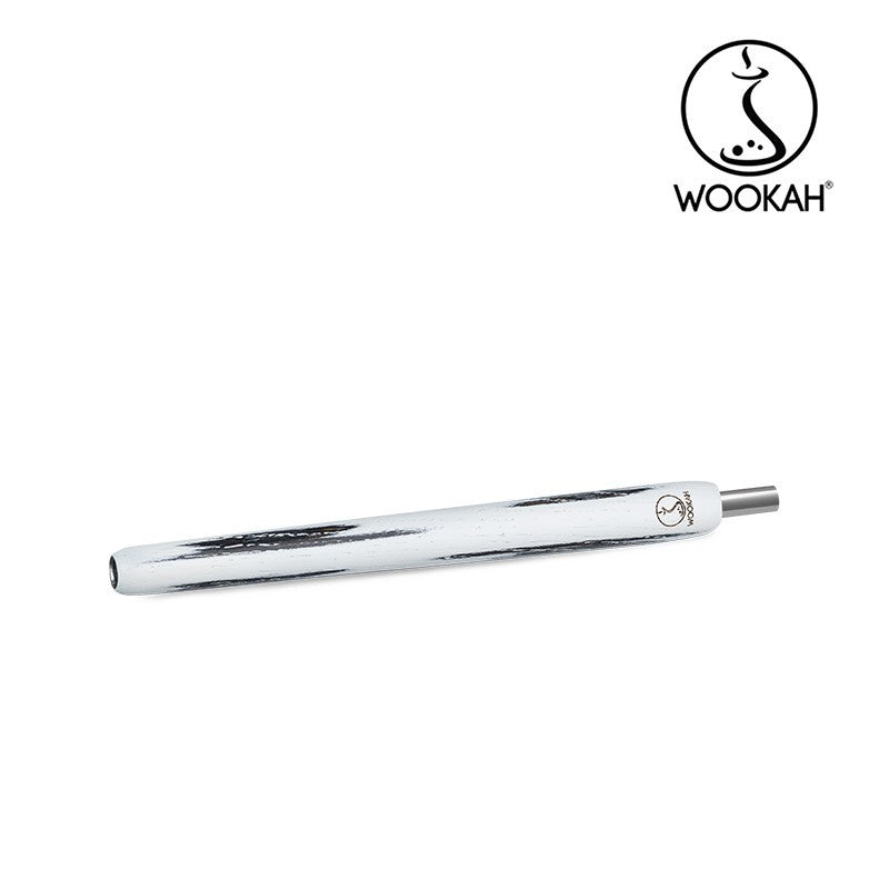 WOOKAH Wooden Mouthpiece White/Black Standard